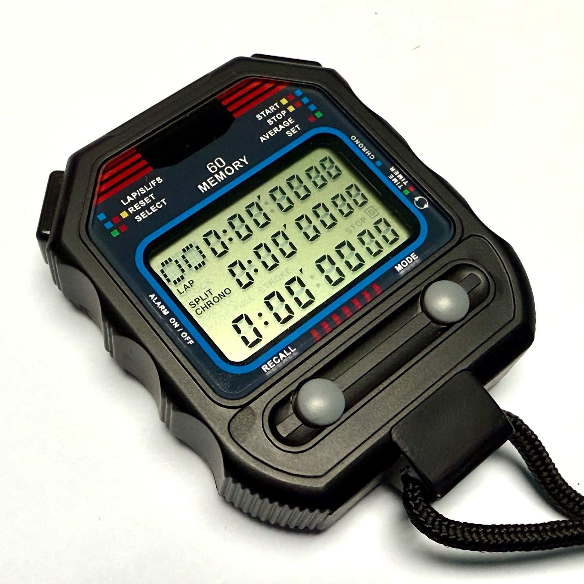 新款计时器田径电子秒表 60道3行ULTRAK奥赛克PC90 DTM60B  秒