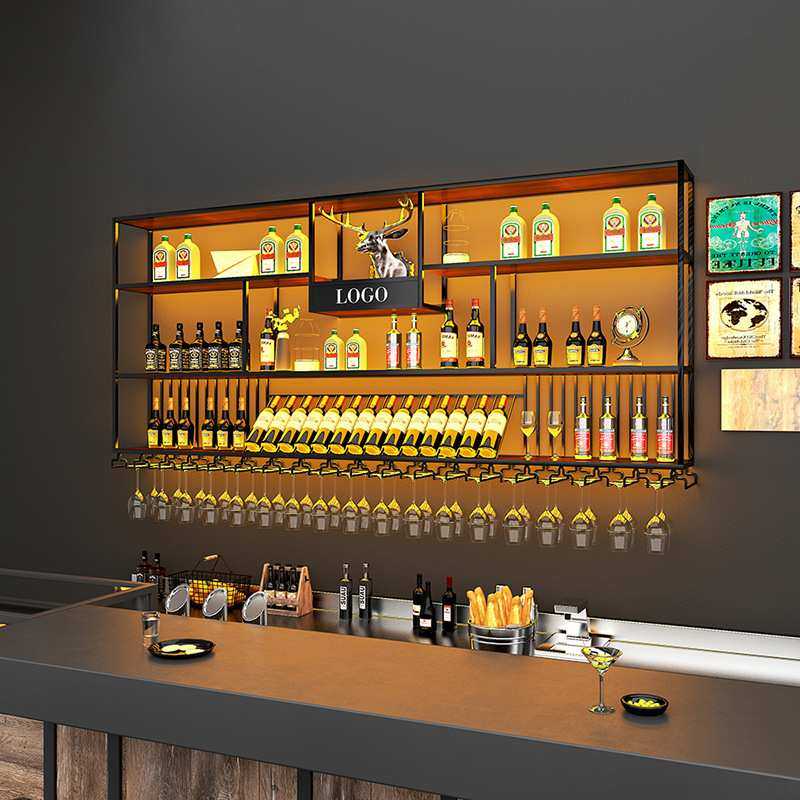 挂墙酒架 墙上红酒创意置物架红酒柜悬挂式酒水展示架现货,3C数码配件,USB灯,淘宝优惠券,粉丝福利购,淘宝优惠卷