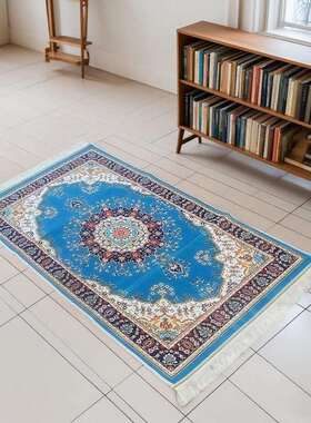 丝地毯67X120欧式波斯地毯家用印花客厅卧室地垫地毯