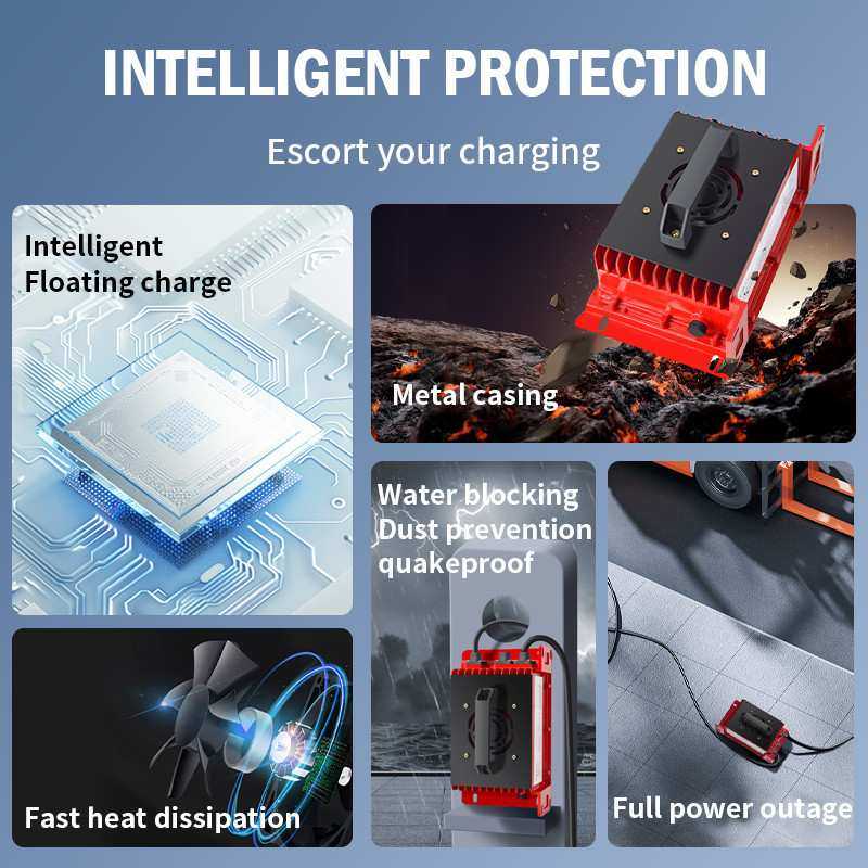24V全密封灌胶防水充电机洗地机充电器12V电瓶大功率快充充电器,3C数码配件,USB灯,淘宝优惠券,粉丝福利购,淘宝优惠卷