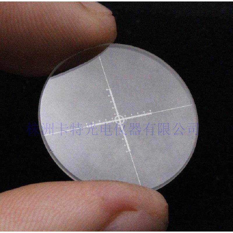 显微镜测微尺 目镜测微尺 同心圆分划板 十字刻度测微标尺 0.1mm