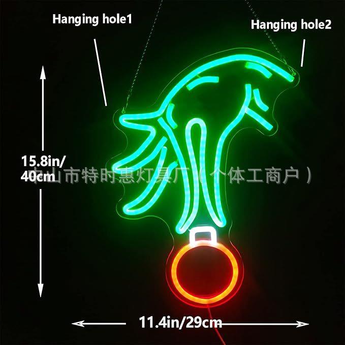 亚马逊跨境圣诞节霓虹灯装饰灯派对房间氛围灯灯牌圣诞墙面装饰