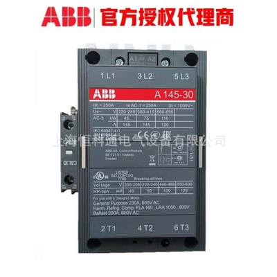 促销 ABB A系列接触器 A210-30-11*220-230V 50Hz/230-240V 60Hz