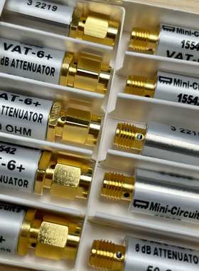 VAT-6+ Mini-Circuits  DC-6GHz 6dB RF SMA射频固定衰减器
