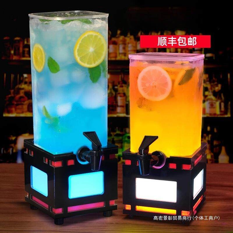 发光酒炮酒吧专用幻师小酒桶3L啤酒桶带龙头鸡尾酒容器网红扎啤桶