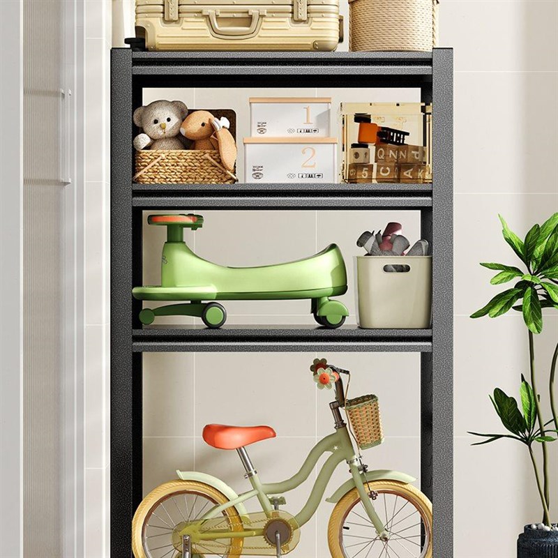 行李箱置物架家用阳台储物架落y地多层下空货架厨房超市收纳架铁