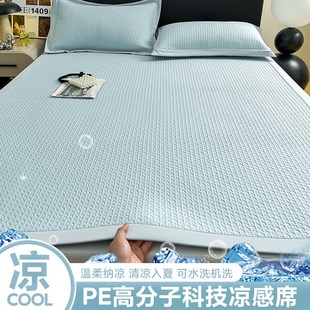 凉感冰丝凉席夏天2024新款 空调席可机洗学生单人宿舍高端软席 夏季