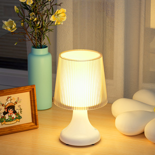 充电台灯卧室床头灯触摸款夜间婴儿喂奶睡眠浪漫情调氛围感小夜灯