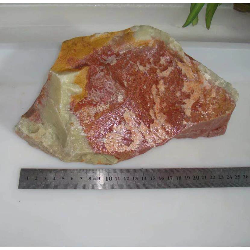 寿山石原石叶腊石毛料雕刻原石观赏石印章摆件料 重量4.1公斤