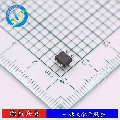 晶导微 MB10S 丝印:MB10S 封装:SOP-4/MBS-4 玻璃钝化整流 3K/盘