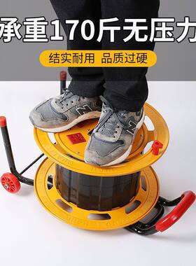 移动电缆盘工程线缆盘绕线盘收线盘空盘卷线轴盘线轴收线器接线盘