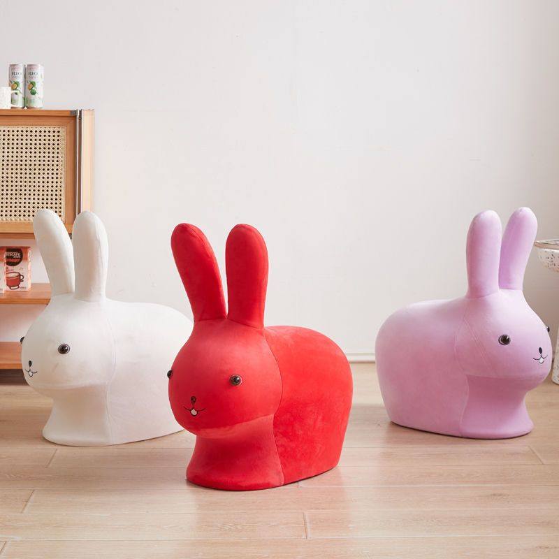 可爱凳子生肖兔小兔子儿童小凳子家用滑轮动物凳客厅造型可玩摆件,住宅家具,儿童凳,淘宝优惠券,粉丝福利购,淘宝优惠卷