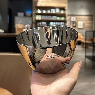 初德国1810不锈钢双层蒸蛋碗儿童隔热防烫宝宝米饭碗辅食防摔