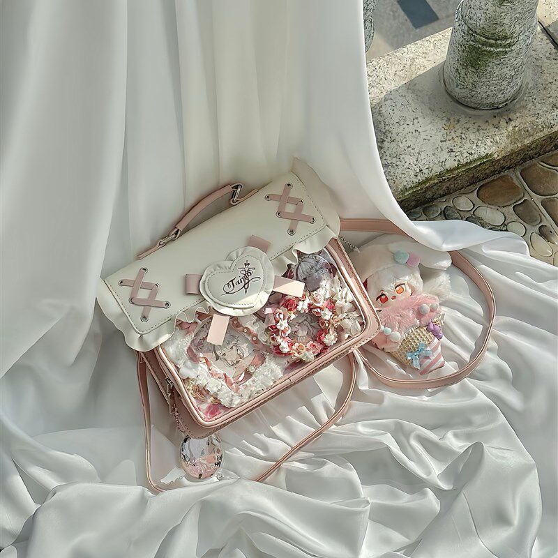 Taimo绵绵犬原创痛包单肩双肩斜挎日系学生日常通V勤上学校园甜包