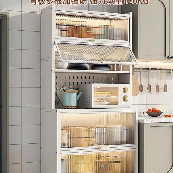 餐边柜厨房置物架落地多层烤箱微波炉收纳多功能靠墙一体储物柜子,厨房/烹饪用具,微波炉置物架,淘宝优惠券,粉丝福利购,淘宝优惠卷