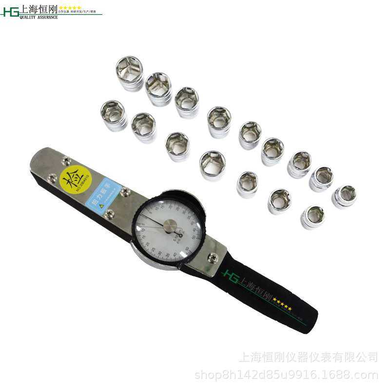 固件扭矩测量器具厂家 表盘式扭力扳手 圆盘指针力矩测量扳手价格