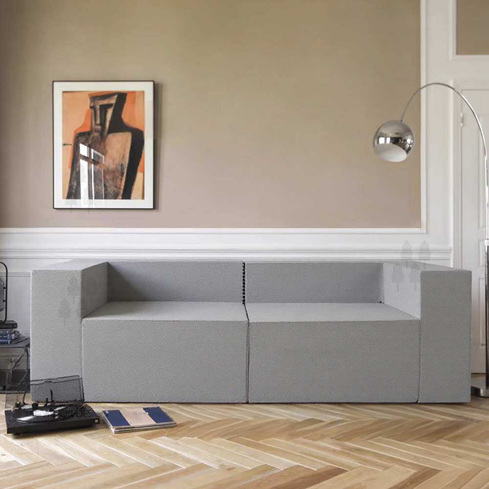 跨境无骨架可压缩高密海绵懒人沙发双人茶几桌椅模块组合沙发套装