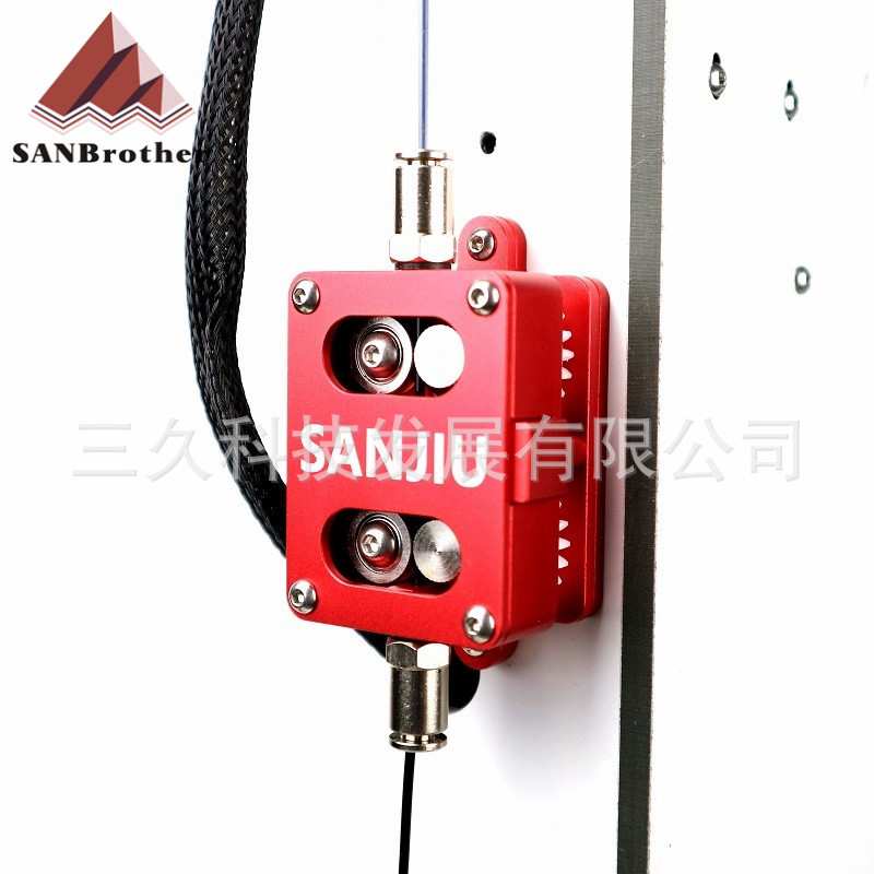 UM2+3D打印机 可兼容Ultimaker2+ 新款远程金属双轮减速挤出机