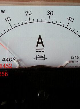 式4直流电流表-50V 6CB 2CA 电表7/G75T6-744M24A安装