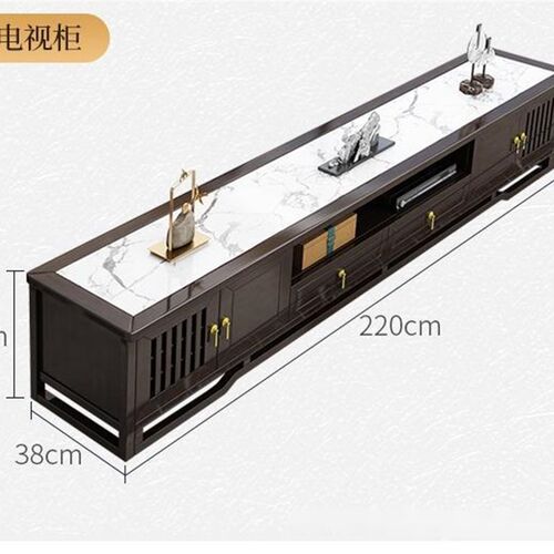 新中式实木沙发冬夏两q用软靠免洗布艺沙发茶几组合别墅大户型家