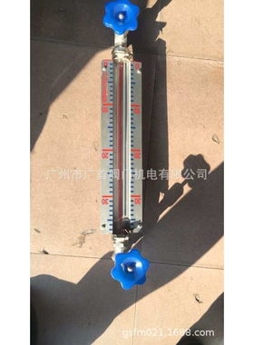 双色玻璃管液位计 304不锈钢法兰液位计 X49W-16P 考克水位计