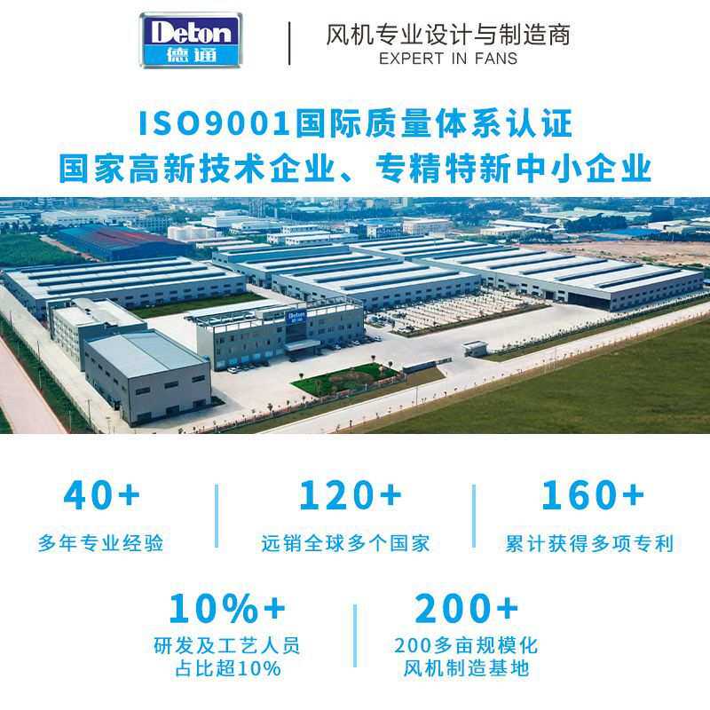 Deton德通风扇工业壁挂扇单速挂墙扇可摇头牛角电风扇DF650-4