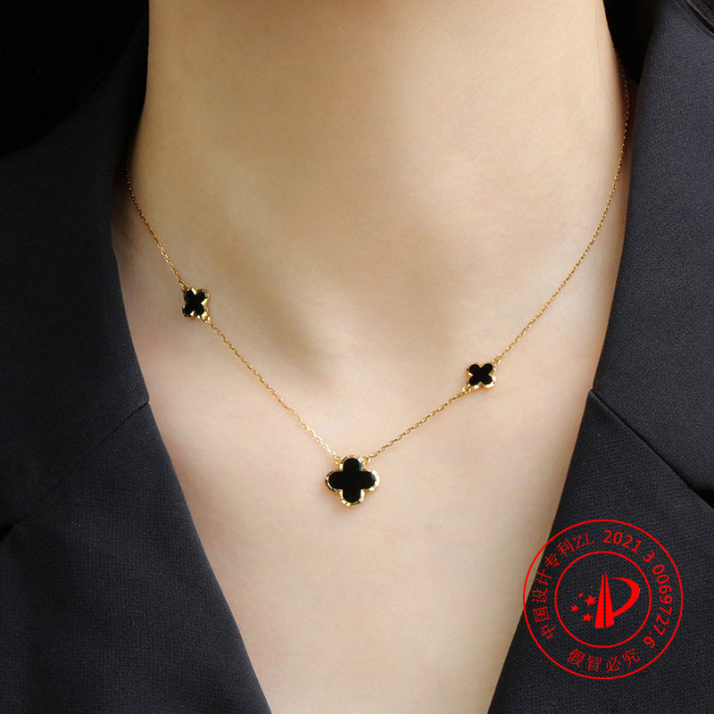 S925纯银韩版小众设计单棵彩银饰手链