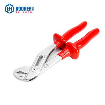 宝合 绝缘水泵钳大口管子扳手VED浸塑型耐压多功能水管钳10寸12寸