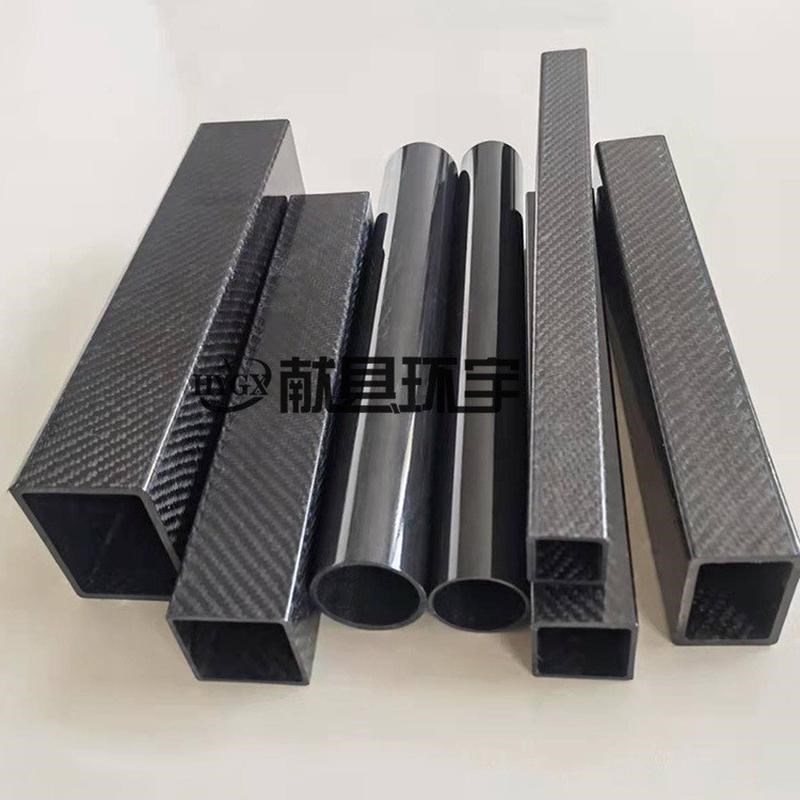 空心碳纤管方管n矩形管碳纤维管材拉挤碳纤维杆
