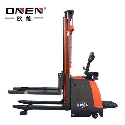 仓库电动全自动堆高液压升高车升降装卸托盘搬运车2吨地牛