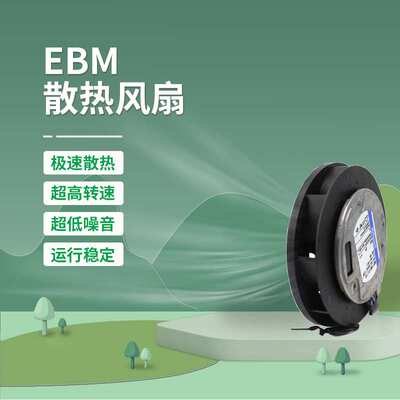 ebmpapst进口 REF100-11/12/14 12/24V 8W车载空气净化器散热风扇