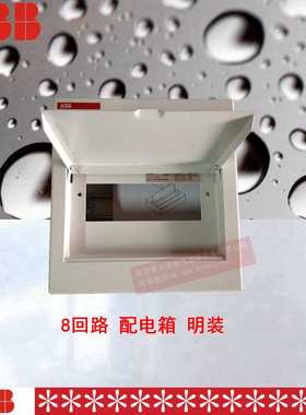 ACM 08 SNB明装8回路ABB强电箱 配电箱金属空箱原装