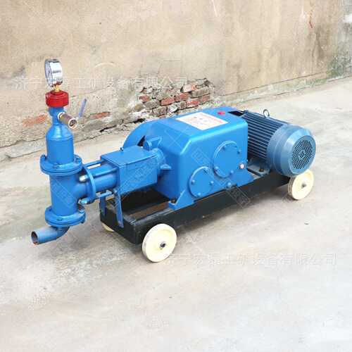 BW50单缸注浆机基地加固活塞式注浆设备隧道灌浆机注浆加固砂浆泵