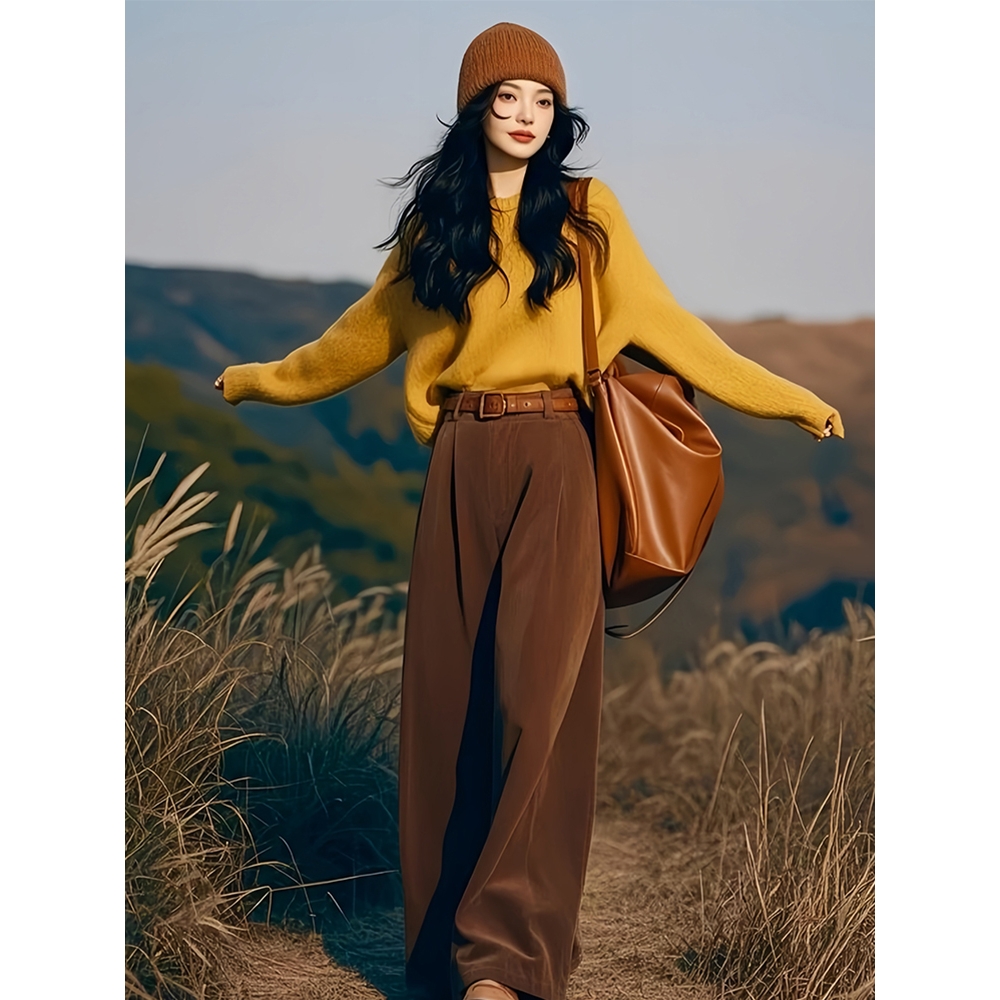 一整套初秋美拉德早秋穿搭高级感小香风超火套装2025新款女装秋季