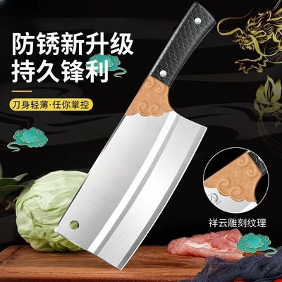 阳江锻打菜刀家用刀具厨房锋利