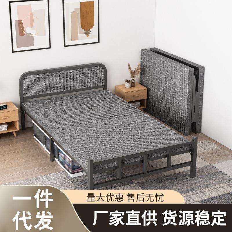 折叠床铁床午睡硬板单人床陪护家用成人简易宿舍床午休床铺办公室