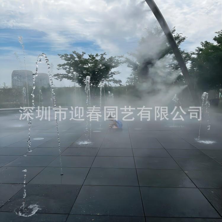 武汉市黄石市公园人造雾设备造雾系统冷雾喷嘴人工造雾喷头源头工