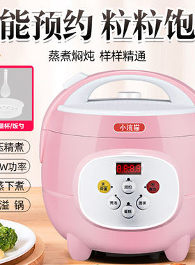 多功能智能电饭煲家用2升3升1-2人3-4人老式小型迷你稀饭电饭锅