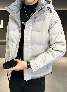 羽绒服男冬季新款男士轻薄保暖外套韩版短款冬装休闲青年加厚男装