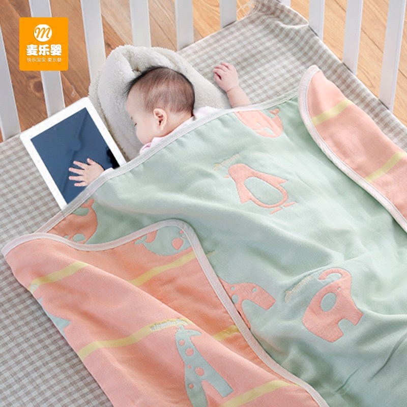 婴儿小毛毯春秋季新生儿六层纯棉纱布宝宝毛巾被盖毯推车夏凉被子,婴童用品,被子/被芯,淘宝优惠券,粉丝福利购,淘宝优惠卷