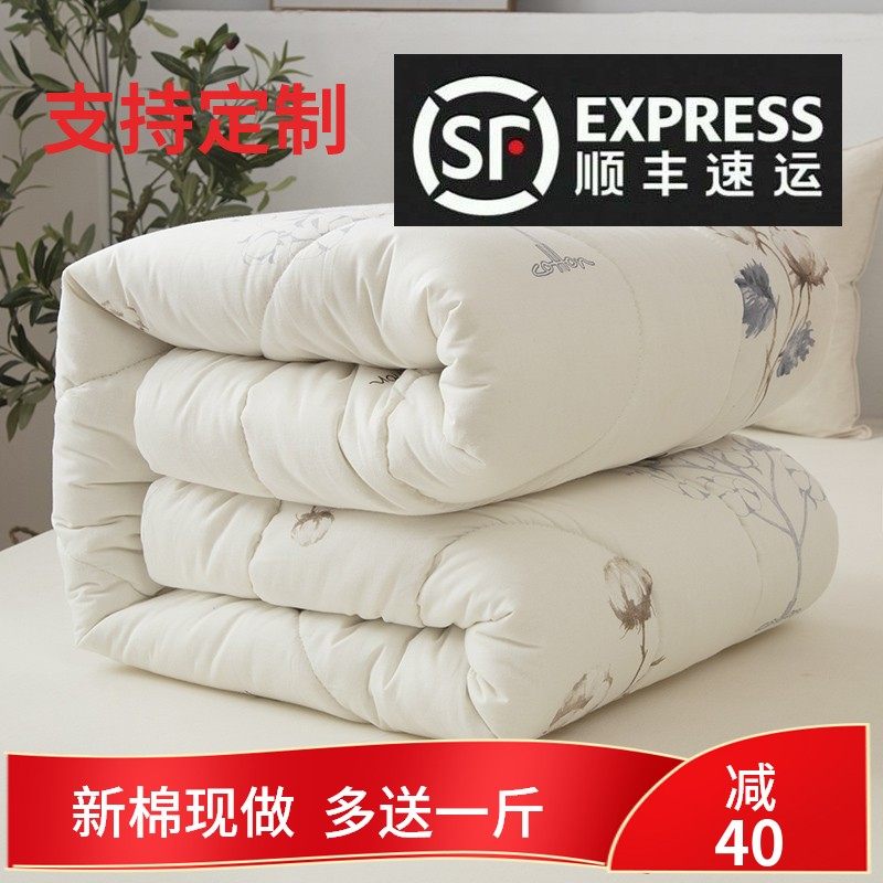 新疆纯棉花手工棉被芯子春秋加厚冬被全棉单人学生宿舍垫被褥定做,床上用品,棉花被,淘宝优惠券,粉丝福利购,淘宝优惠卷