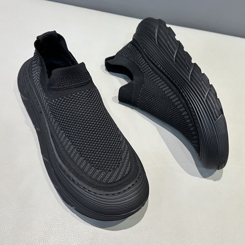 夏季新款网面透气男鞋轻便厚底运动休闲防滑软底潮流户外男跑步鞋,流行男鞋,时尚休闲鞋,淘宝优惠券,粉丝福利购,淘宝优惠卷