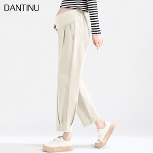 2024新款 春款 春夏外穿小个子哈伦裤 宽松低腰休闲老爹裤 大码 孕妇裤