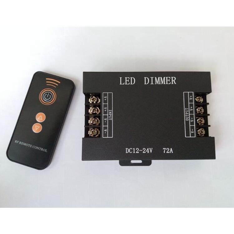 LED呼吸渐亮渐灭调光器12V穿孔灯门牌广告字展柜调光开关24V72A