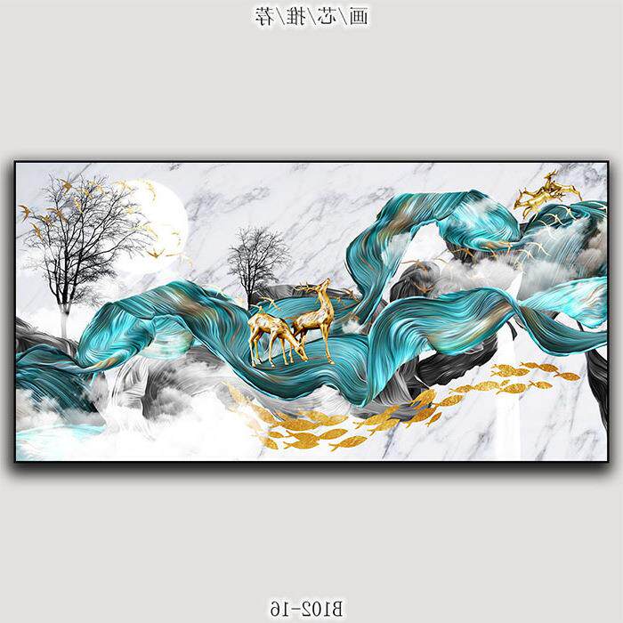 玄关立体欧洲酒店温馨壁画 抽象海边怀旧码头风格卧室床头装饰画