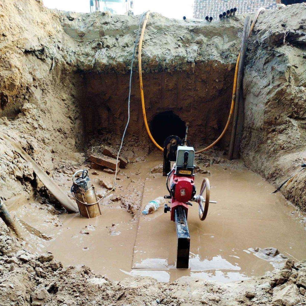 过马路穿孔机 水钻顶管机 自来水地下打孔机 根据现场现做