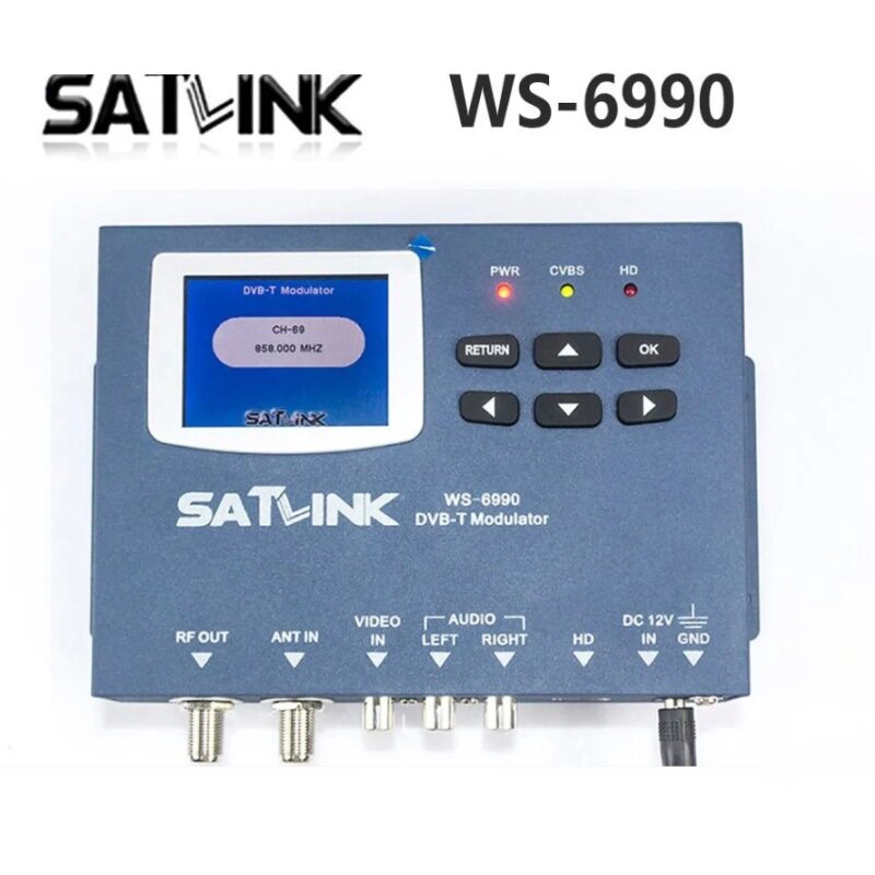 SatlinkWS-6990HDMIAV输入酒店数字有线电视单路DVB-T调制器