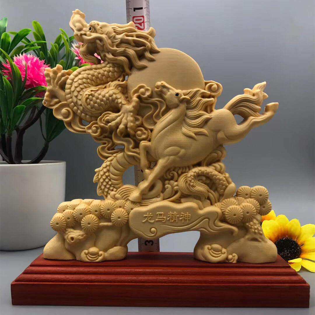 厂家直供崖柏木雕刻招财进宝等多款摆件家居客厅办公室装饰工艺品