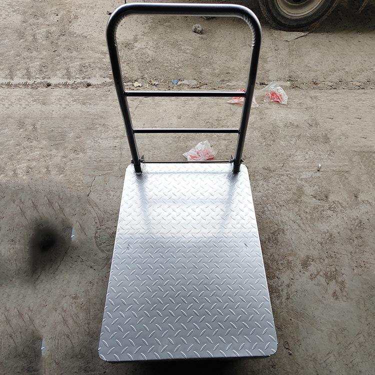 折叠花纹平板车型号90x60配6寸静音轮 厂家直供免充气工具车轮胎