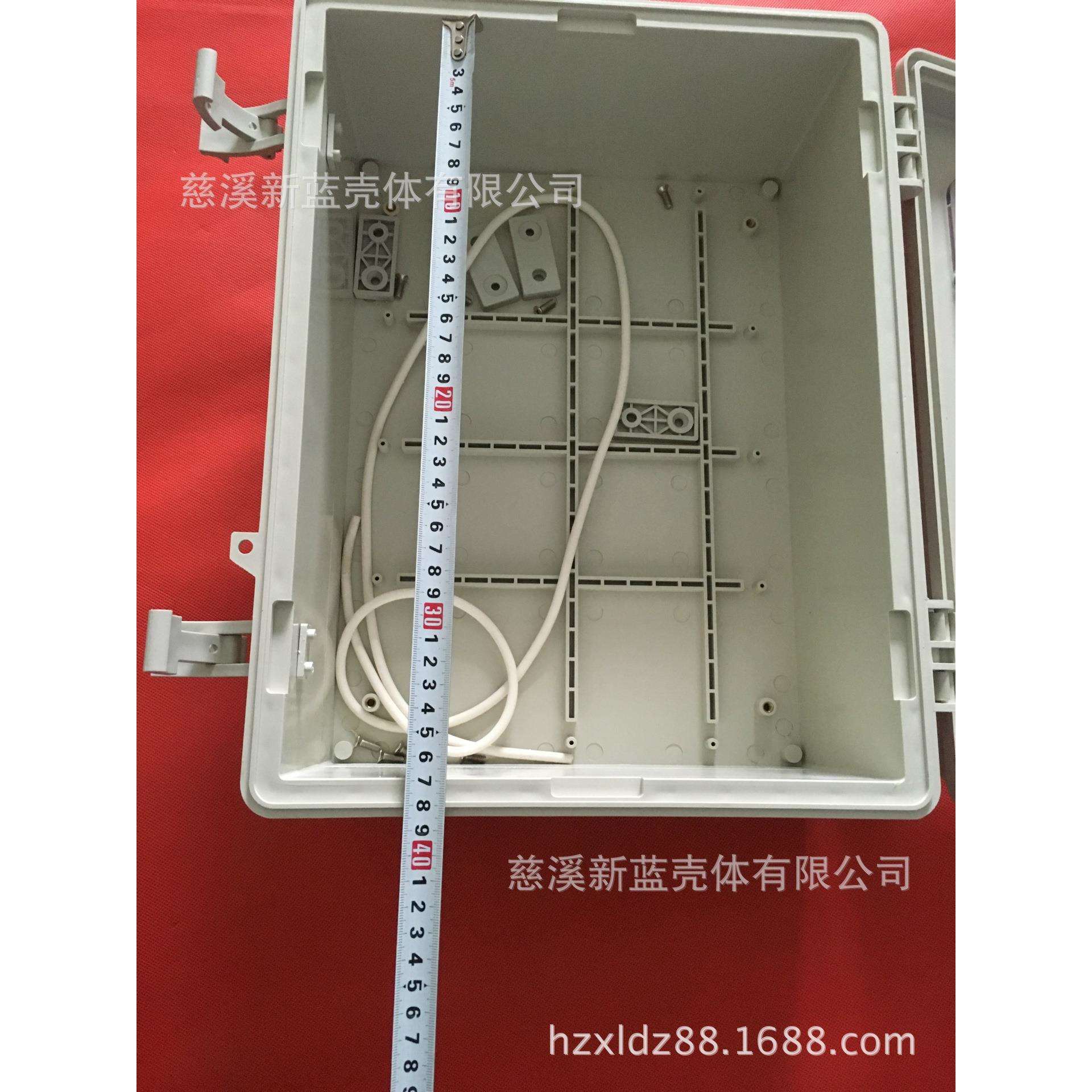 安防电源塑料机壳仪表机箱塑料防水盒F51有窗:390*290*165mm